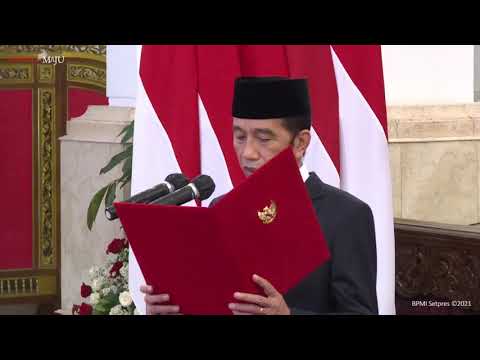 
 Jokowi Melantik Gubernur dan Wakil Gubernur Jambi Masa Jabatan 2021-2024