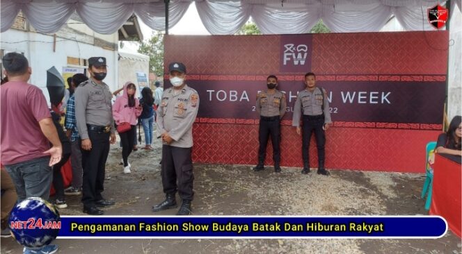 
 Giat Pengamanan Fashion Show Budaya Batak Dan Hiburan Rakyat
