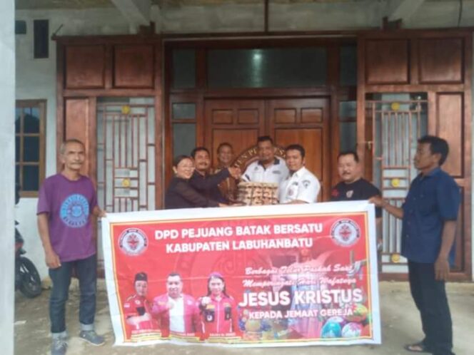 
 DPD Pejuang Batak Bersatu Kabupaten Labuhanbatu di Hari 2 Paskah Bagi telur
