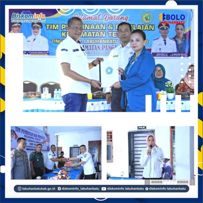 
 H Drs Sarimpunan Ritonga MPd Beri Piagam Penghargaan Kecamatan Terbaik