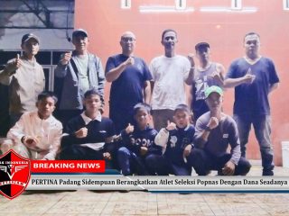 Dana Seadanya, Pertina Padangsidimpuan Berangkatkan Atlet Menuju Seleksi POPNAS Sekaligus Piala Panglima TNI