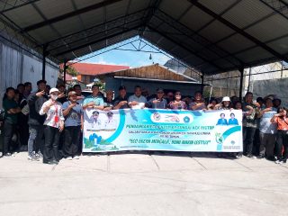 MAPALA Tuangkan Eco Enzym di Sungai Aek Ristok Aksi Nyata Pelestarian Lingkungan di HUT Taput ke-80