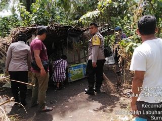 Kapolsek NA IX-X AKP Yustina Pimpin Langsung Kegiatan Grebek Sarang Narkoba di Aek Kota Batu