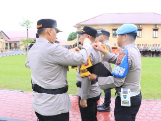 Kapolres Labuhanbatu Kukuhkan Jabatan Pamapta, Tegaskan Profesionalisme dan Tanggung Jawab Personel