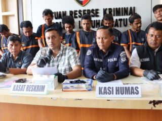 Polres Labuhanbatu Bongkar Sindikat Curanmor 9 Pelaku Diamankan Bersama 6 Unit Sepeda Motor