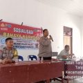 Kapolsek Bilah Hilir Beri Penyuluhan Bahaya Narkoba di SMP Negeri 2 Satu Atap Pangkatan
