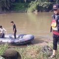 Anak 6 Tahun Hanyut Disungai Bilah BPBD Labuhanbatu Turunkan Personil