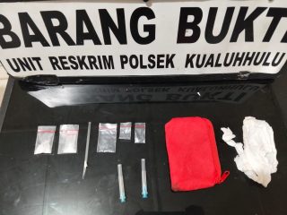 Polsek Kualuh Hulu Polres Labuhanbatu Berhasil Ungkap Kasus Narkotika