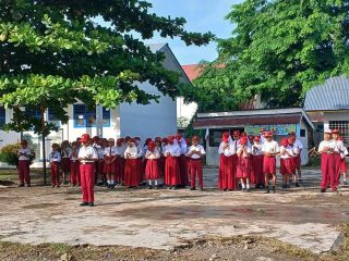 Bupati  Sosialisasikan Gerakan ASRI di SD Negeri 02 Ransel melalui Kadis Pendidikan Kabupaten Labuhanbatu