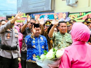 Wakil bupati Labuhanbatu Hadiri acara Pisah sambut Waka Polres di Aula Yan Piter Mapolres Labuhanbatu