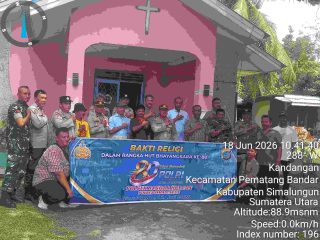 Sambut HUT Bhayangkara ke-80, Polsek Bandar Huluan Gelar Bakti Sosial dan Religi di Tempat Ibadah