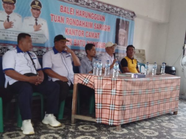 Polsek Dolok Batu Nanggar dan PBVSI Simalungun Gelar Technical Meeting Turnamen Voli